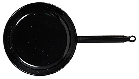 EL ZORRO Imex Zorro 63113-S Schaberkelle, Griff, emailliert, Schwarz, 28 cm