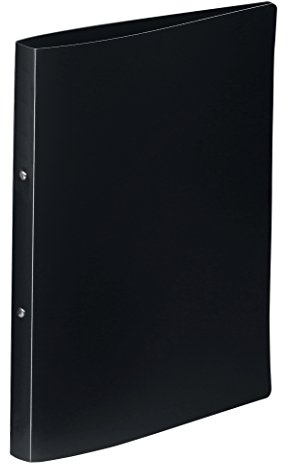 Viquel 151240 A4 2A-16 mm Polypropylene Folder - Black