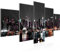 Runa Art - Bilder New York City 200 x 100 cm 5 Teilig XXL Wanddekoration Design Bunt 601951a