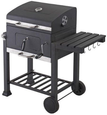 Super Grills Charcoal barbecue BBQ grills (Portable stainless steel bbq grill) (American style square)