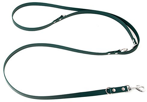 Mystique Biothane verstellbare Leine 13mm grün 200cm