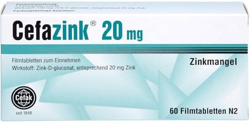 CEFAZINK 20 mg Filmtabletten 60 St