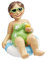Hobbyfun Bade-Urlauber im Schwimmreif ca. 6 cm