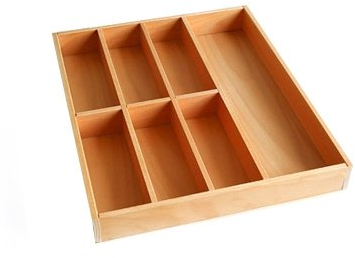 Besteckeinsatz BUCHE 50er Schubl. B 436 x T 472 BLUM Poggenpohl 16 mm EASY Classic