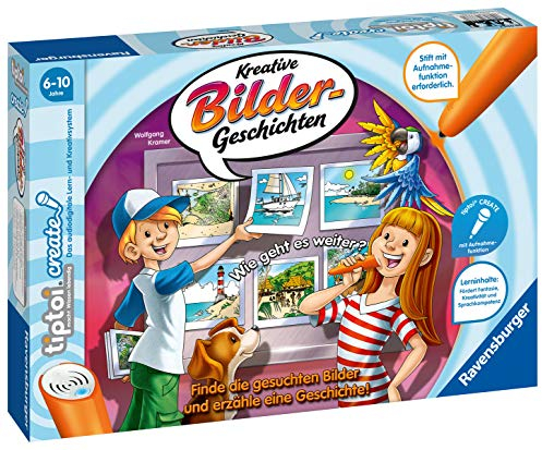 Ravensburger tiptoi 00001 - Create ?Kreative Bildergeschichten? / Spiel mit Aufnahmefunktion ab 6 Jahren/Finde die gesuchten Bilder und erz?hle eine Geschichte!, 1