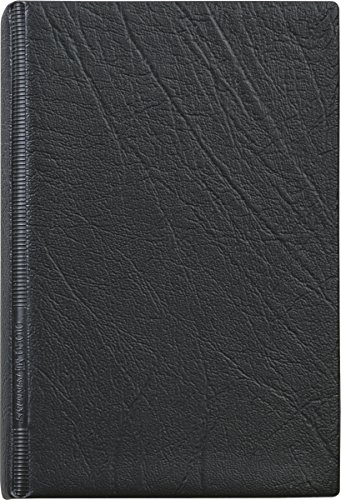 Brunnen 106501090 Ringbuch (A7, 6 Ringe, Kunststoff-Einband, inkl. 50 Blatt (liniert), A-Z Register, durchsichtiger Einstecktasche) schwarz