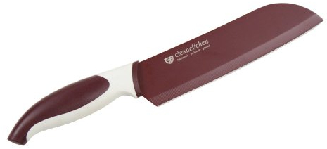 GRÄWE Santokumesser BRAUN 18 cm, Serie CLEANCITCHEN, antibakteriell