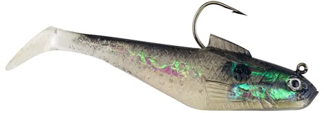 Berkley PowerBait Pre-Rigged Swim Shad Fishing Bait, Silver Shad, 3in | 8cm, Irresistible Scent & Flavor, Realistic Profile, Ready-to-Fish, Ideal for Bass, Walleye, Pike and More