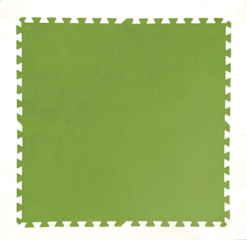 Bestway - Tapis de protection piscine et spa gonflable, lot de 8 dalles emboîtables 81 x 81 cm x 4 mm
