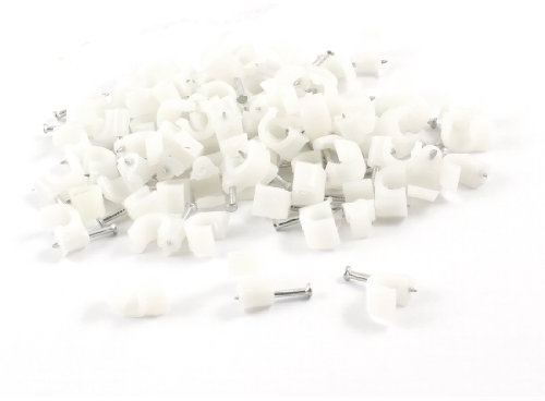 sourcing map Kabelschellen mit Nagel, 6 mm Durchmesser, 100 Stück de