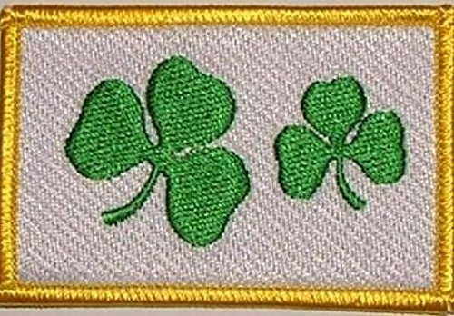U24 Aufnäher Irland Shamrock Aufbügler Patch