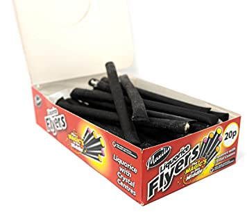 FLYERS Liquorice with Fruit Crystal Centre 40 Pieces
