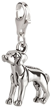 Charm Anhänger Hund Rhodesian Ridgeback aus 925 Sterling Silber (18x15mm)