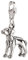Charm Anhänger Hund Rhodesian Ridgeback aus 925 Sterling Silber (18x15mm)