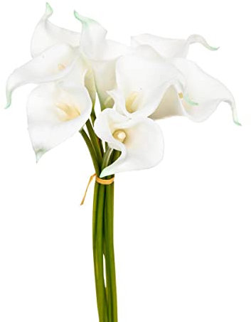 Atmosphera - Bouquet de 8 arums artificiels - H36 cm