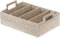 Kouboo 1020037 La Jolla Flatware Tray Bestecktablett, Rattan, Weißwäsche