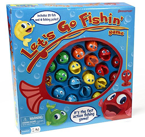 Pressman Toy International Gioco da Tavolo Let's Go Fishing, Inglese