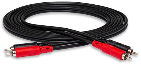 Hosa CRA-203, Stereo Interconnect, Dual RCA to Same, 3 m