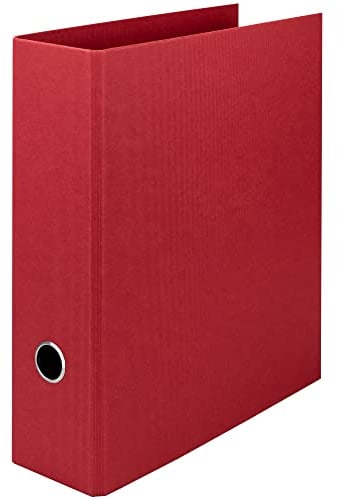 Rössler Papier 1317452360 - S.O.H.O. Ordner DIN A4 mit Hebelmechanik, Rückenbreite 85 mm, rot, 1 Stück