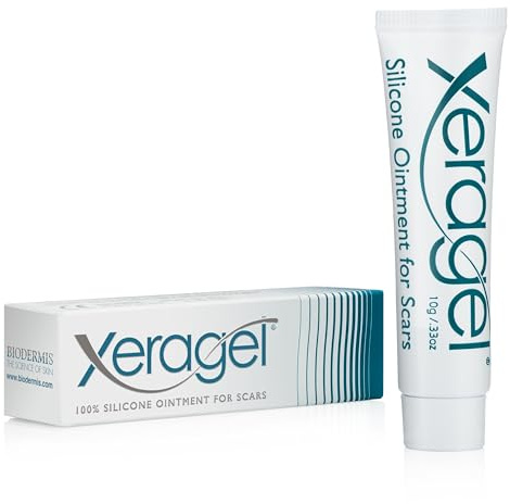BIODERMIS Xeragel - Narbensalbe aus 100% medizinischem Silikon - Transparentes & Parfümfreies Narbengel - Narbencreme für alle Hauttypen - Nach der OP & für alte Narben