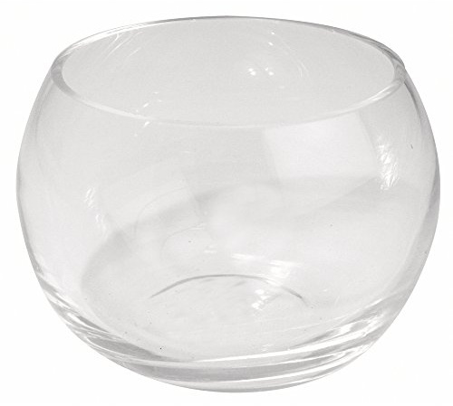 Rayher 8740100 Glas-GefäÃŸ rund, Höhe: 8cm, Ã–ffnung: ø 8,5cm
