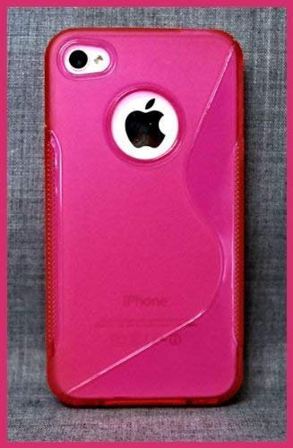 Custodia Protettiva TPU per IPHONE 4/4S Silicone Cover Gomma in Pink
