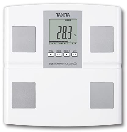 Tanita Body Composition Meter BC-705N-WH (White) Easy Measurement with Pita Function to Ride Made in Japan