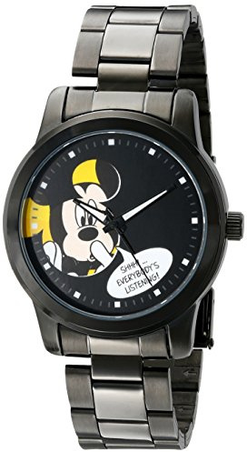 Disney Unisex-Erwachsene Analog Quarz Uhr mit Edelstahl Armband W001840