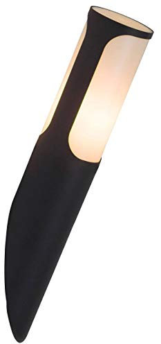 Brilliant Gap Wandlampe für den Außenbereich, Anthrazit | 1 x A60, E27, 20 W, geeignet für normale Lampen (nicht im Lieferumfang enthalten), Skala A++ bis E | Schutzklasse: IP: 44 –