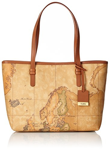 Alviero Martini 1a classe D0046000, Borsa a Tracolla Donna, Multicolore (Naturale), 14x25x35 cm (W x H x L)