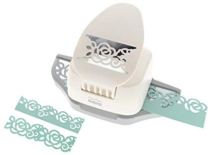 Bira Craft 2-in-1-Stanzer für Bordüren, Valentinstagsstanzer, für Scrapbooking (Rose 2)
