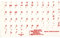 adesivitastiera. it – Pegatinas Letras Teclado español fondo transparente letras rojas
