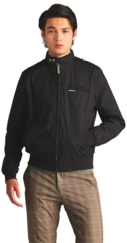 Members Only Herren Original Iconic Racer Jacke Leichte Baumwolljacke (1er Pack)