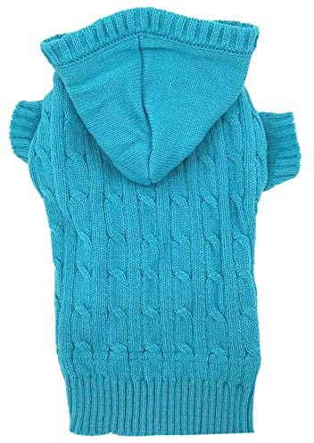 Hundepullover für Hunde, mit Zopfmuster, Größe XL (XL)