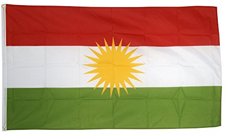 Flaggenfritze Fahne/Flagge Kurdistan + gratis Sticker