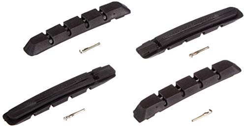 SHIMANO Erwachsene Bremsgummi M70R2 Bremsbeläge, schwarz, 1 mm