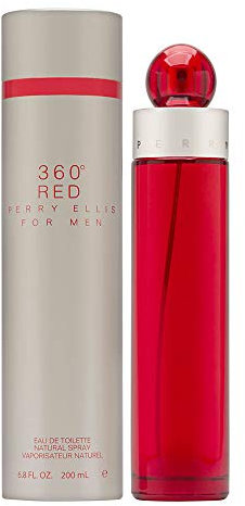 Perry Ellis 360 Red for Men 6.8 oz EDT Spray, 200 ml