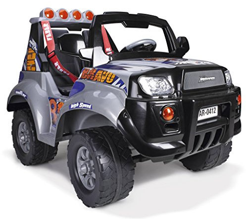 Feber Famosa 800006466 X-Storm - Elektrospielzeugfahrzeug für Kinder von 3 bis 7 Jahren, 2 Sitze, 12V, grau, Mehrfarbig