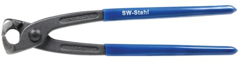 SW-Stahl 40220L Rabitzzange 250 mm - Drahtzange Bau - Eisenflechter Zange | Montagezange aus Chrom-Vanadium mit 5 mm Schnittkapazität, gehärtete Betonstahlzange für effiziente Flechtzange Beton