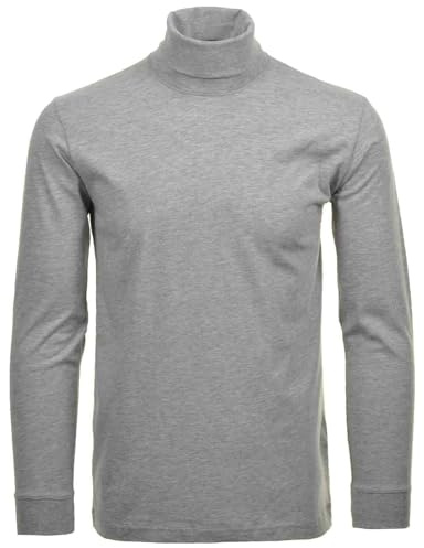 RAGMAN Herren Basic Rollkragenshirt Langarm