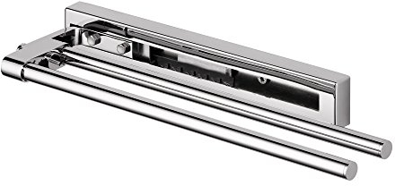 AVENARIUS Portasciugamani a due bracci, 320-495 mm, estensibile, cromato - Serie universale