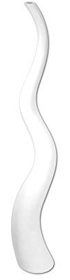 Euro Palms 83011905 Designvase Wave-125, weiß