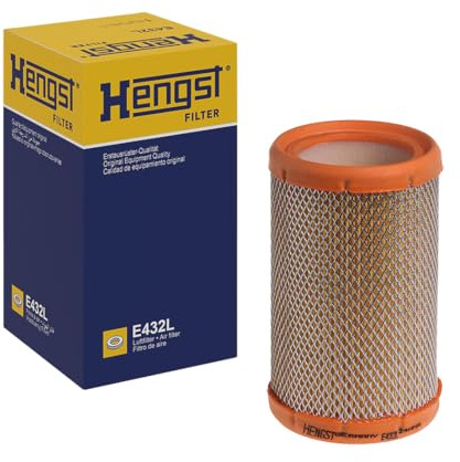 HENGST - Luftfilter E432L - Luft-Filtereinsatz für KFZ | Hochwertiger Motorluftfilter für Otto- oder Dieselmotor - Schutz für Motoren - Wasserbeständig