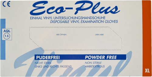 100 Stück Vinyl Handschuhe XL Ungepudert transparent