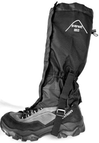 Gaiter Gamaschen everest1953 10.000 mm Outdoor long schwarz eXtrem robust Size S / M
