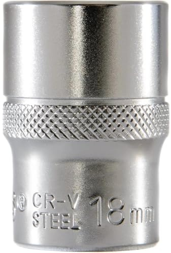 Steckschlüsseleinsatz 1/2”, 6-kant, 18 mm