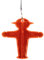 AMPELMANN Schlüsselanhänger Reflektor Erwachsene Kinder Strahlemann (Steher - Rot)