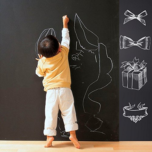 Wandtattoo Kreidetafel Lack – schälen und Stick Tafel Whiteboard Vinyl Tabelle Aufkleber Tapete für Kinder Schule Office Home