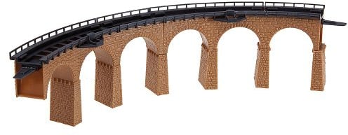 FALLER 222586 - 2 Viaduktbrücken, gebogen, 13.9 x 5.3 x 27.9 cm
