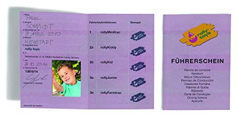 558148 - rolly toys - Farmers' Club Führerschein